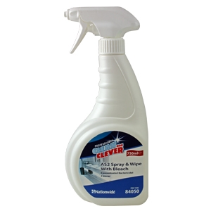 Spray and Wipe with Bleach  AS2 (750 ml x 6)
