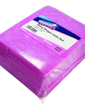 Heavy Weight Wiping Cloths Red (25) 80 grm