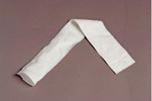 Microfibre sleeve 53 x 8cm White
