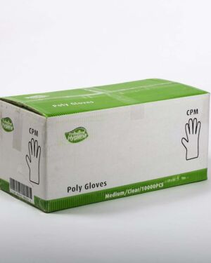 Clear Poly Gloves Medium (100’s)