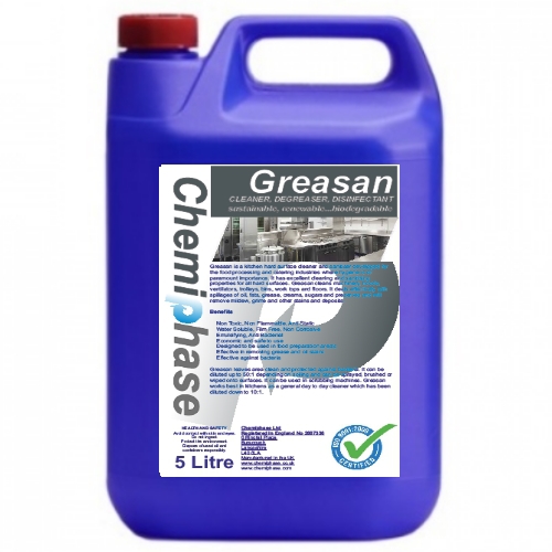 Dychem Greasan Odourless Bact Cleaner (5 ltr x 1)