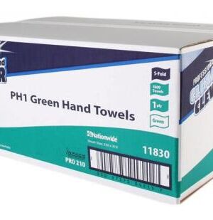 C&C Clean and Clever Green Hand Towels