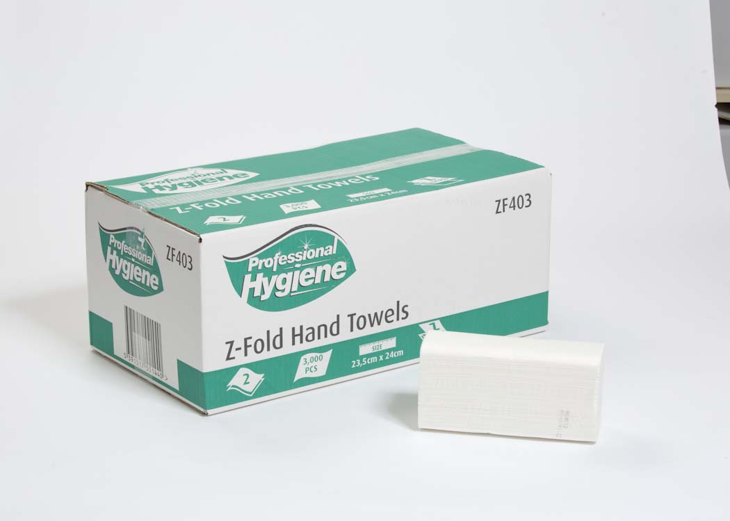 Z-Fold White 2 ply – Professional Hygiene