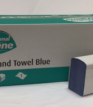 Blue Z-Fold Hand Towel 1 PLY (3000)