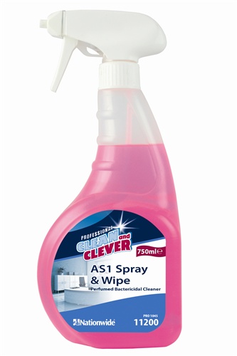 Spray And Wipe Sanitiser (750 ml x 6)
