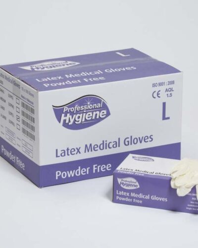 Latex Gloves Powder-free Large