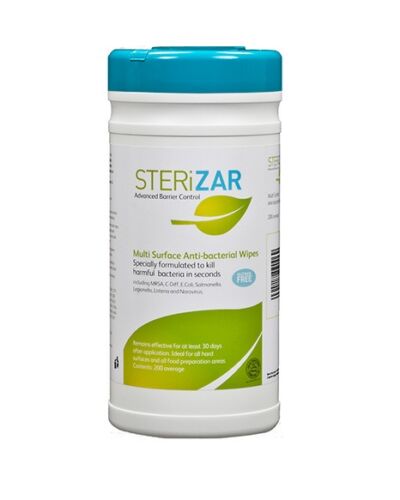 Sterizar Surface Wipes (200 x 6)