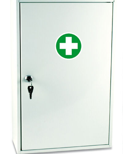 50 Person Plus First Aid Metal Cabinet with Lock –  Milaid