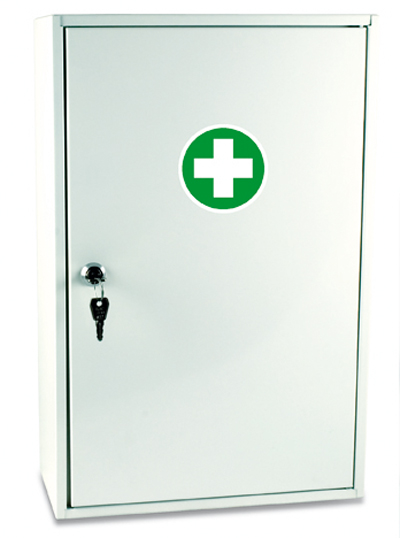 50 Person Plus First Aid Metal Cabinet with Lock –  Milaid