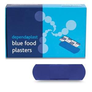 Blue Plasters 7.5cm x 2.5cm (100)