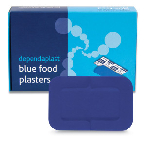 Blue Plasters 7.5cm x 5cm (50)