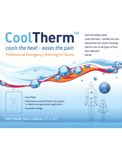 Face Mask Burn  Dressing Cooltherm  (12” x 16”)