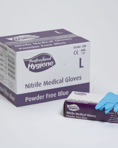 Nitrile Gloves Powder-free Large (100)