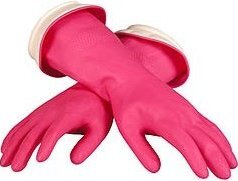 Premier Household Glove Pair – Medium Pink