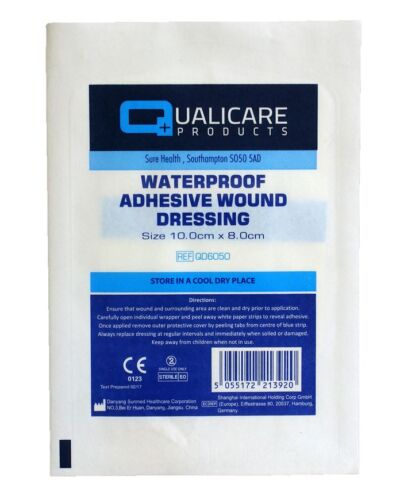 Adhesive Dressing  – 8cm x 10cm, singles